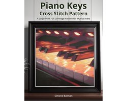 Piano Keys Cross Stitch Pattern