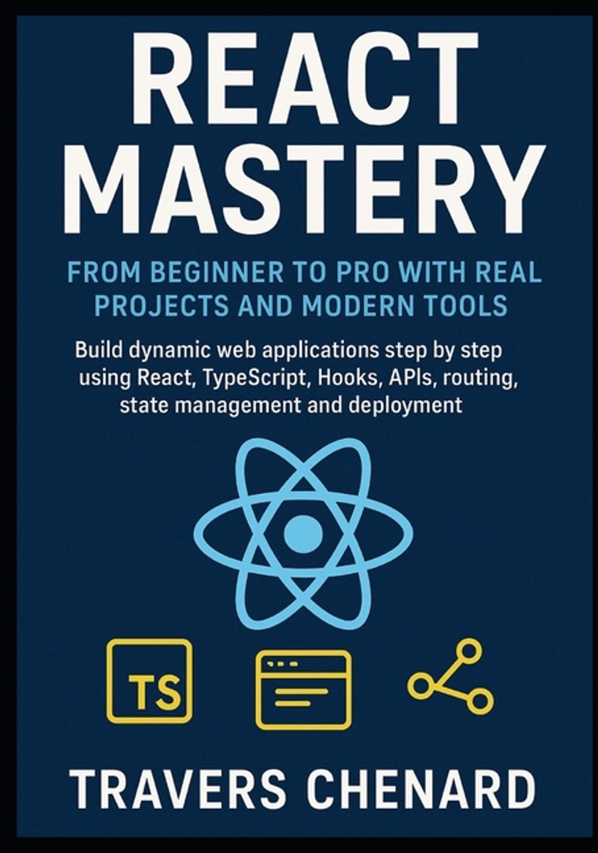 Omslag van React Mastery From Beginner to Pro with Real Projects and Modern Tools