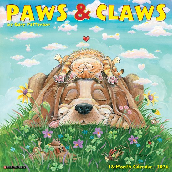 Paws & Claws door Gary Patterson Kalender 2026