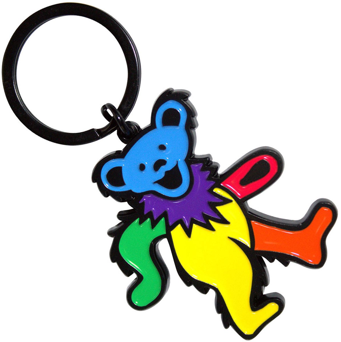 Grateful Dead - Yellow Body Dancing Bear - Sleutelhanger
