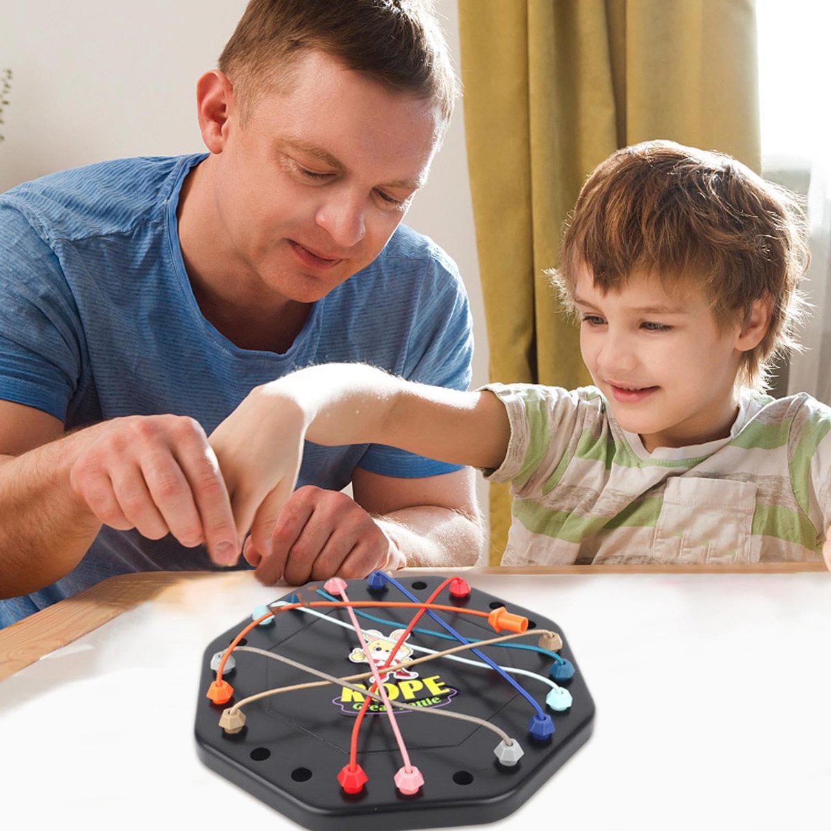 Educatief spel Brainy Knots - Denkspel met touwen en knopen - Logisch en ruimtelijk inzicht - Voor solo en multiplayer - Uitdagend en leuk