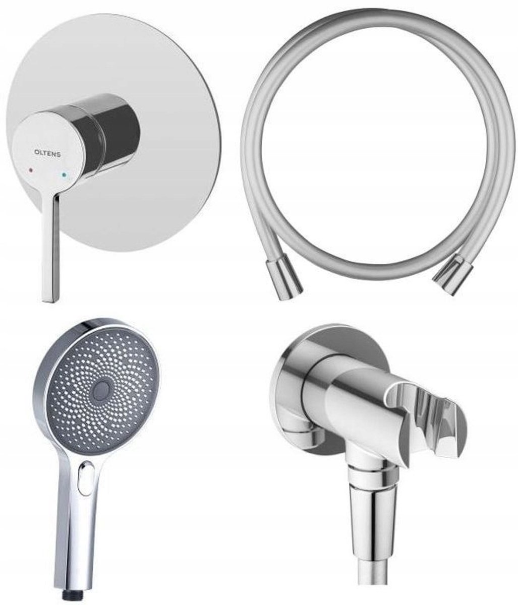 Oltens Rann Douchekraan Set Inbouw met 3-Functie Handdouche Chroom
