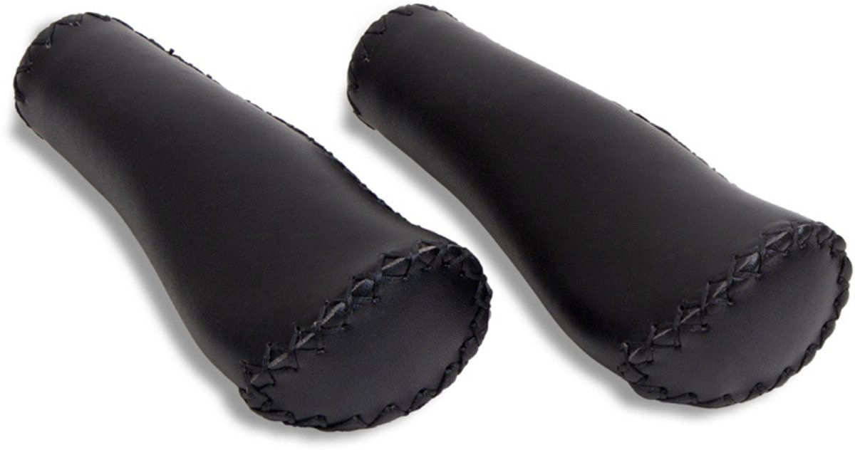 Selle Orient handvatten fiets - microvezel leer - zwart - 135 mm