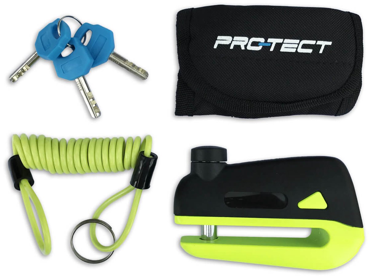 Pro-tect Schijfremslot Disq Maxi Zwart/groen