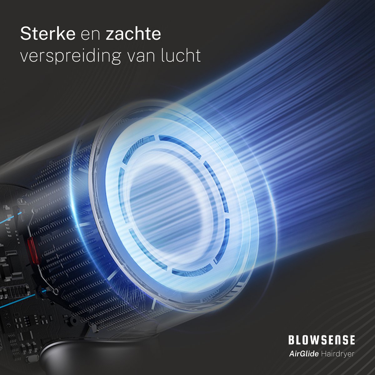 AirGlide - Föhn met Diffuser - LED - afbeelding 2