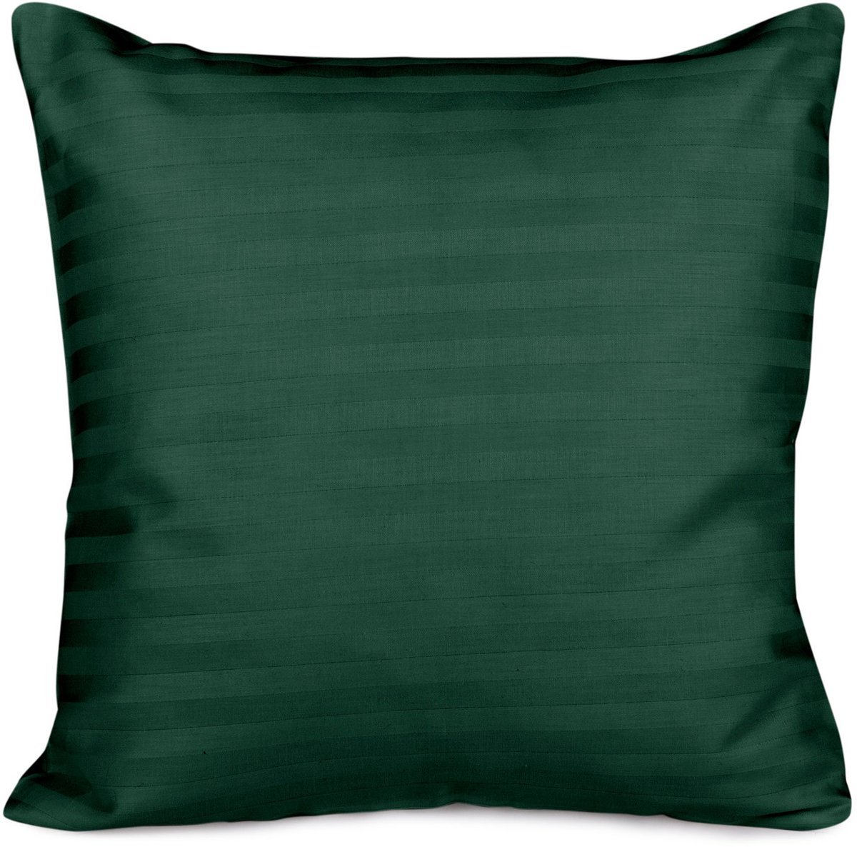 Darymex Katoen satijn kussensloop 40x40cm Adamaszek strepen flesgroen