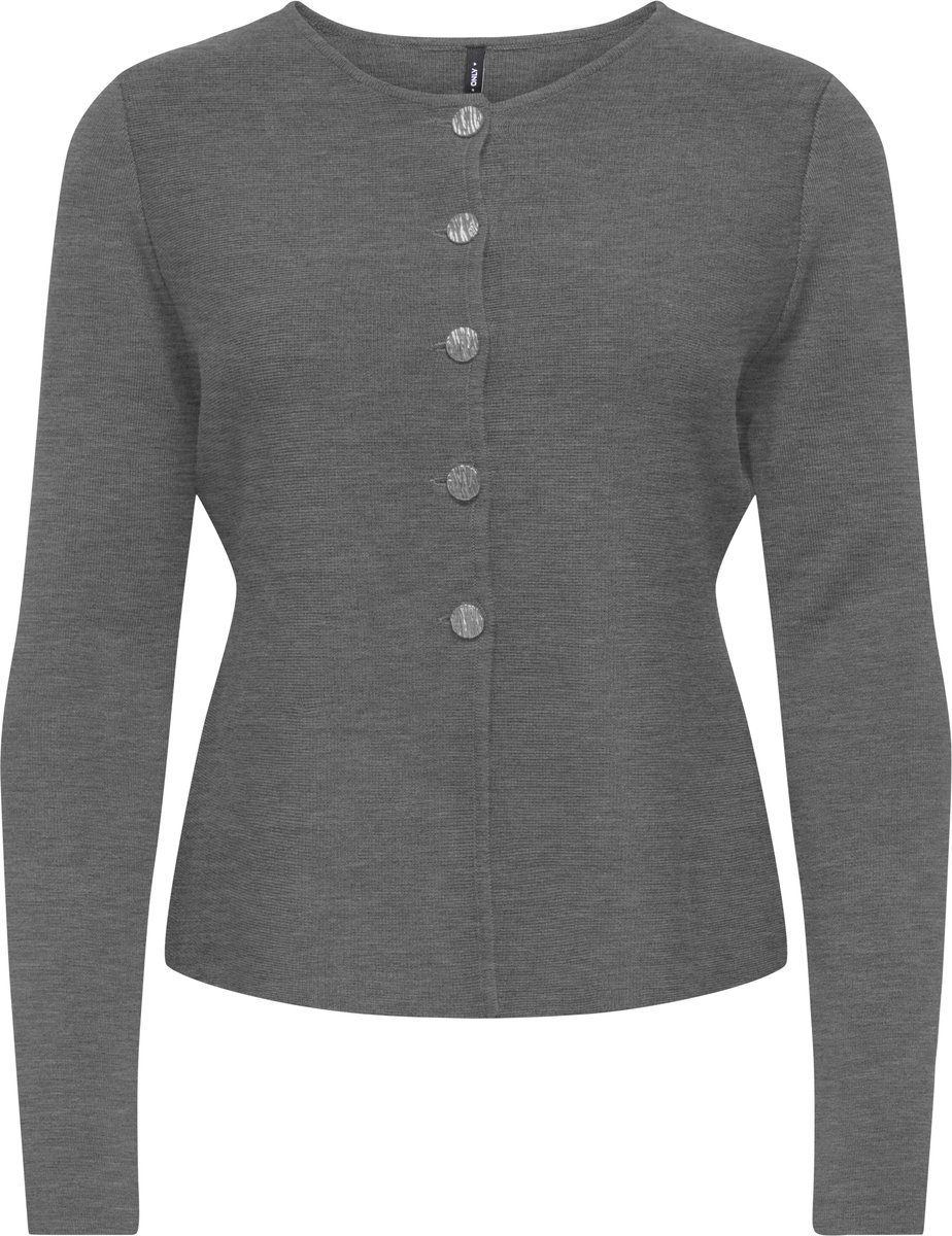 ONLY - ONLMELLI LS ONECK BUTTON CARDI KNT NOOS - Dames - Cardigans