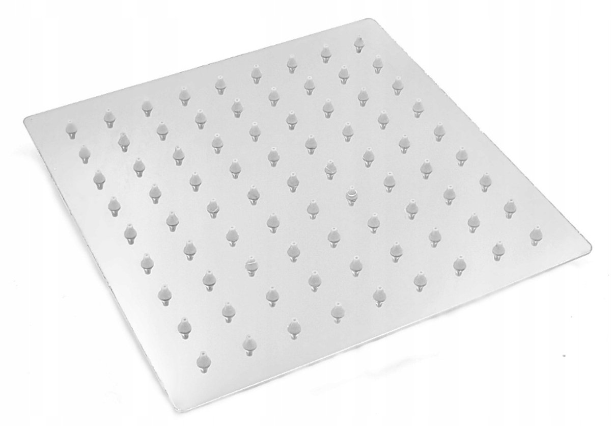 Merkloze Chromen Douchekop Vierkant 25cm Slim Antikalk