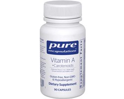 Pure Encapsulations Vitamin A+ Carotenoid Capsules 90 Eenheden Transparant