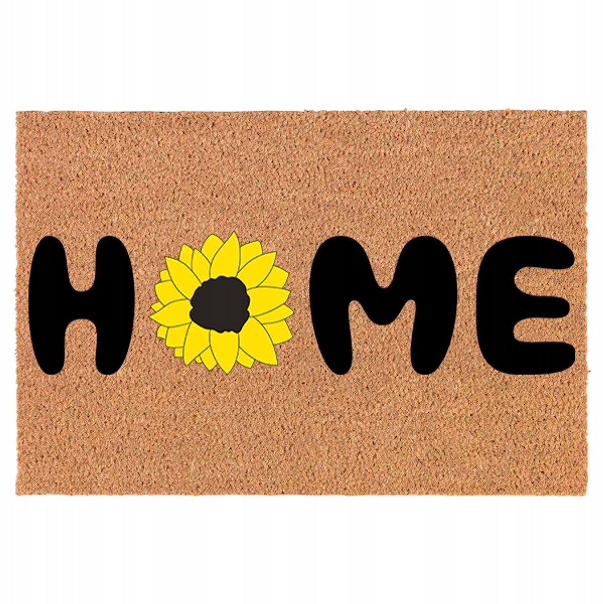 Kokosmat Deurmat 40x60 cm - Zonnebloem Design - Antislip
