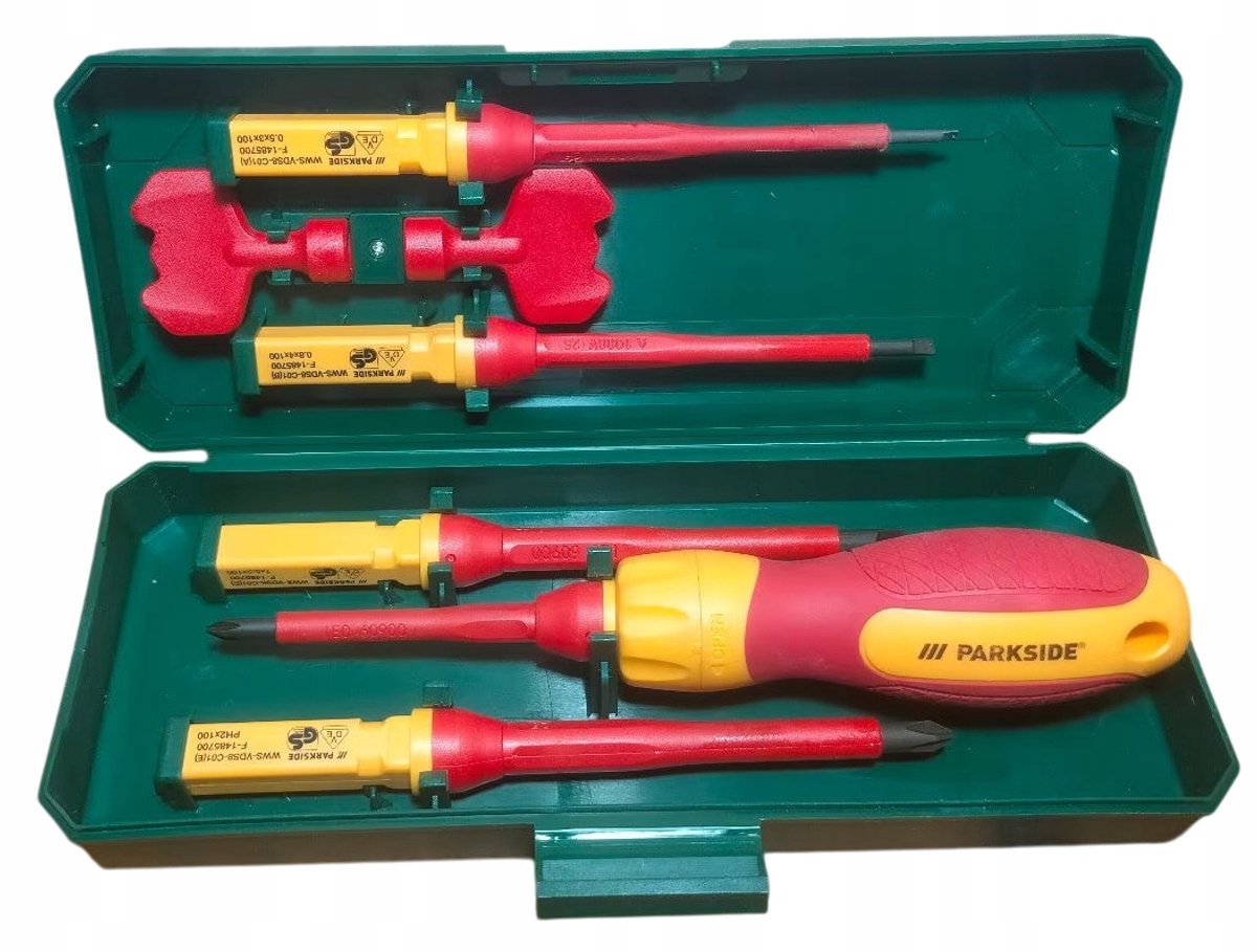 VDE Schroevendraaierset met Wisselbits, 1000V, 8 Delen