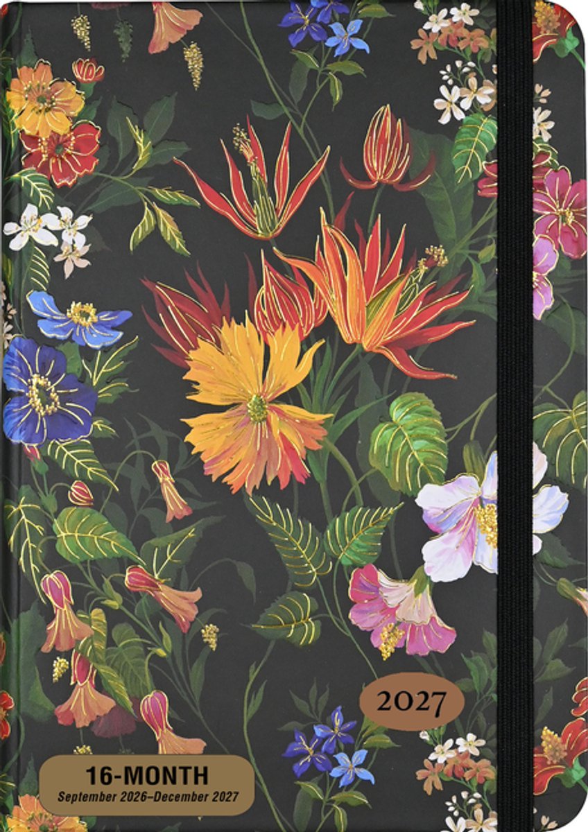 Floral Paradise Compact diary 16-mnds 2027