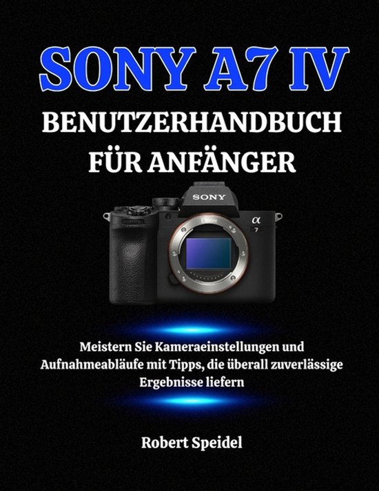Sony A7 IV Benutzerhandbuch Für Anfänger - cover