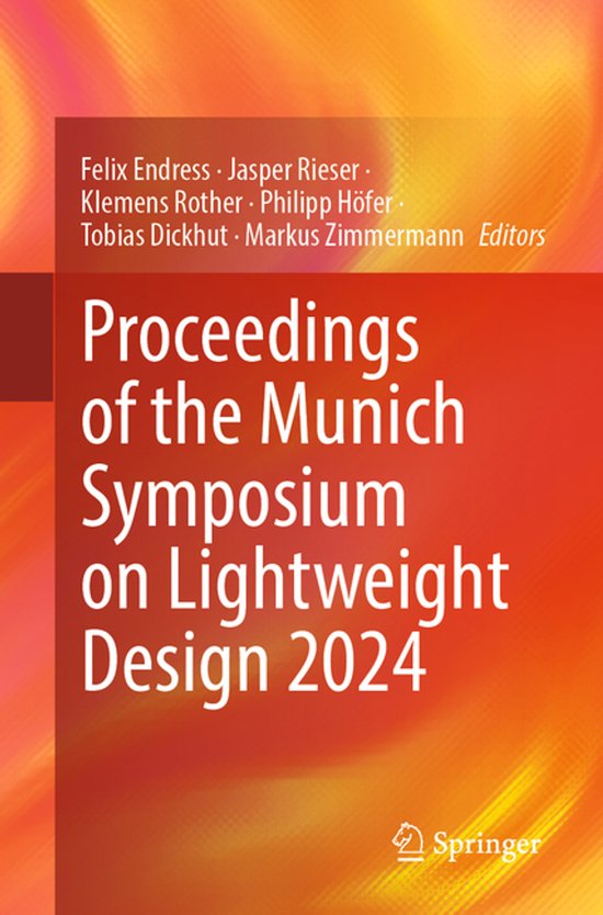 Proceedings of the Munich Symposium on Lightweight Design 20 ... - cover