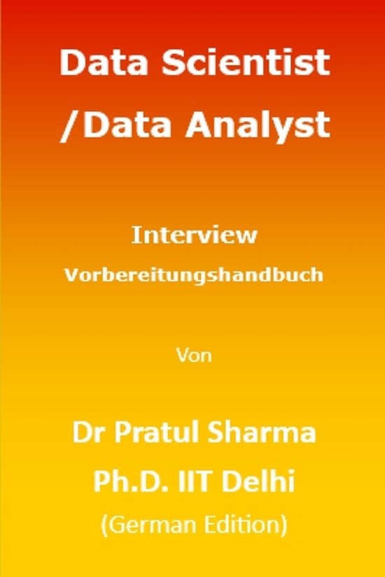 German- Data Scientist / Data Analyst Interview Vorbereitung ... - cover