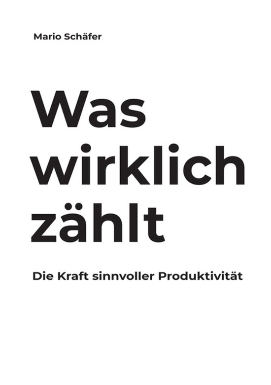Was wirklich zählt - cover