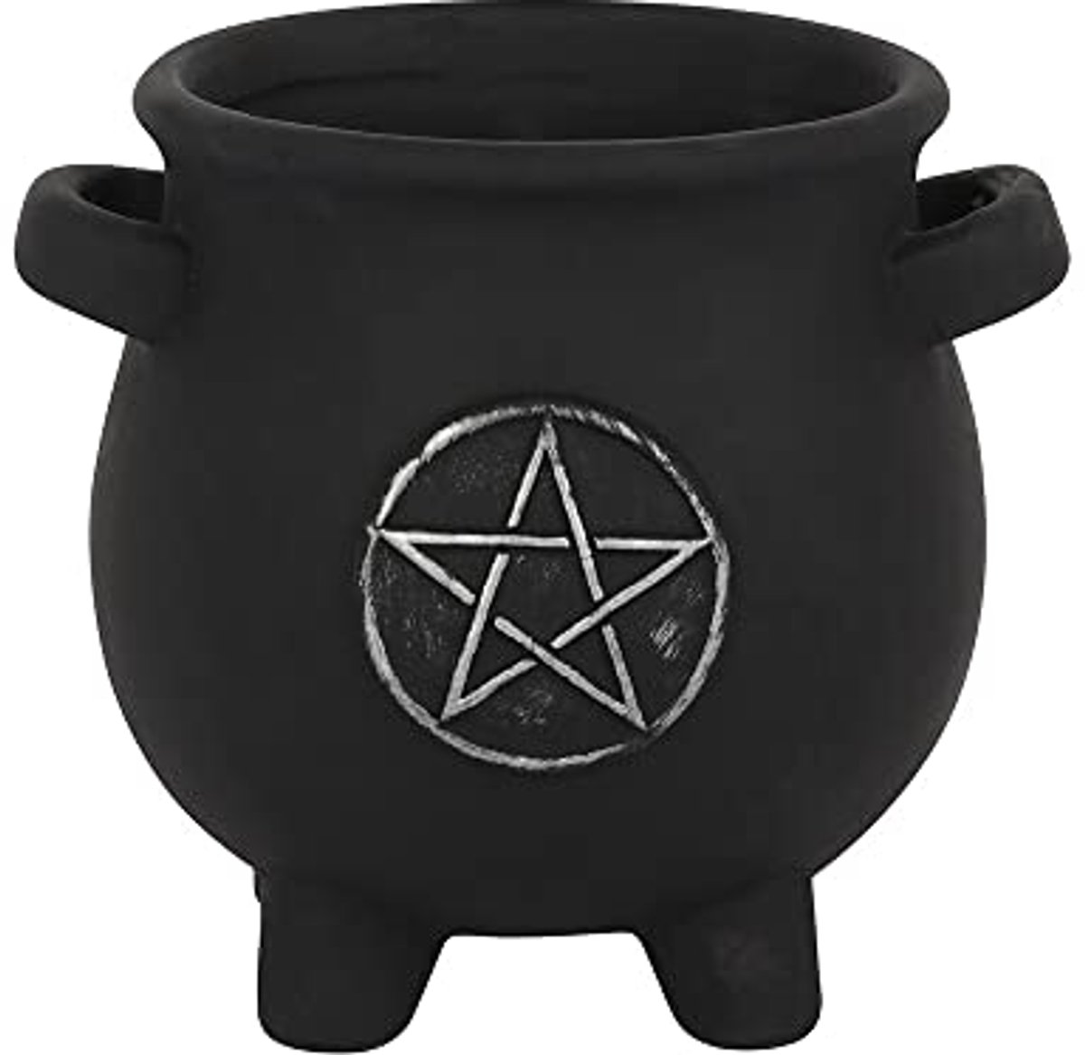 Plantenpot Pentagram Ketel - Zwart - 297g - Trendy Tuinaccessoire