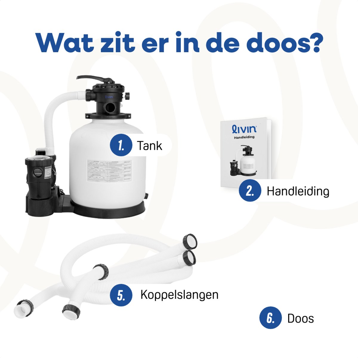 LIVIN' Zandfilterpomp 16 Inch - Zwembadfilterpomp - Zandfilterpomp - Zandfilterpomp voor Zwembad - Filterpomp Zwembad - Geschikt voor Bestway en Intex - Tank 16 Inch - Met Controller - 17.000M3 per uur - Geschikt voor zwembaden van 72-96m3 – foto 7
