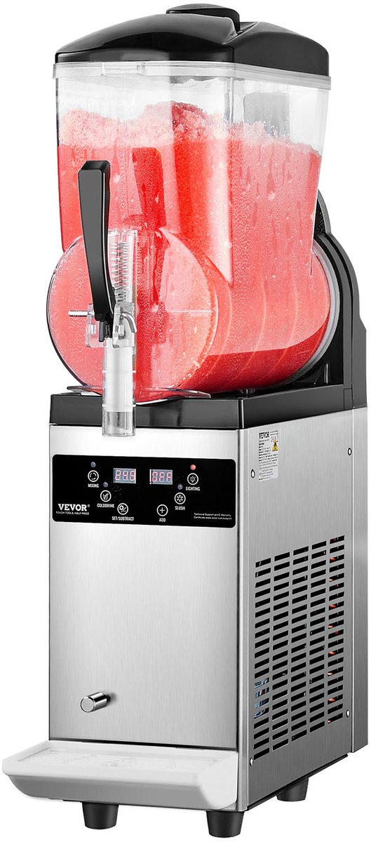 VEVOR Commerciële Slushy Machine 12L Margarita Smoothie Frozen Drink Maker