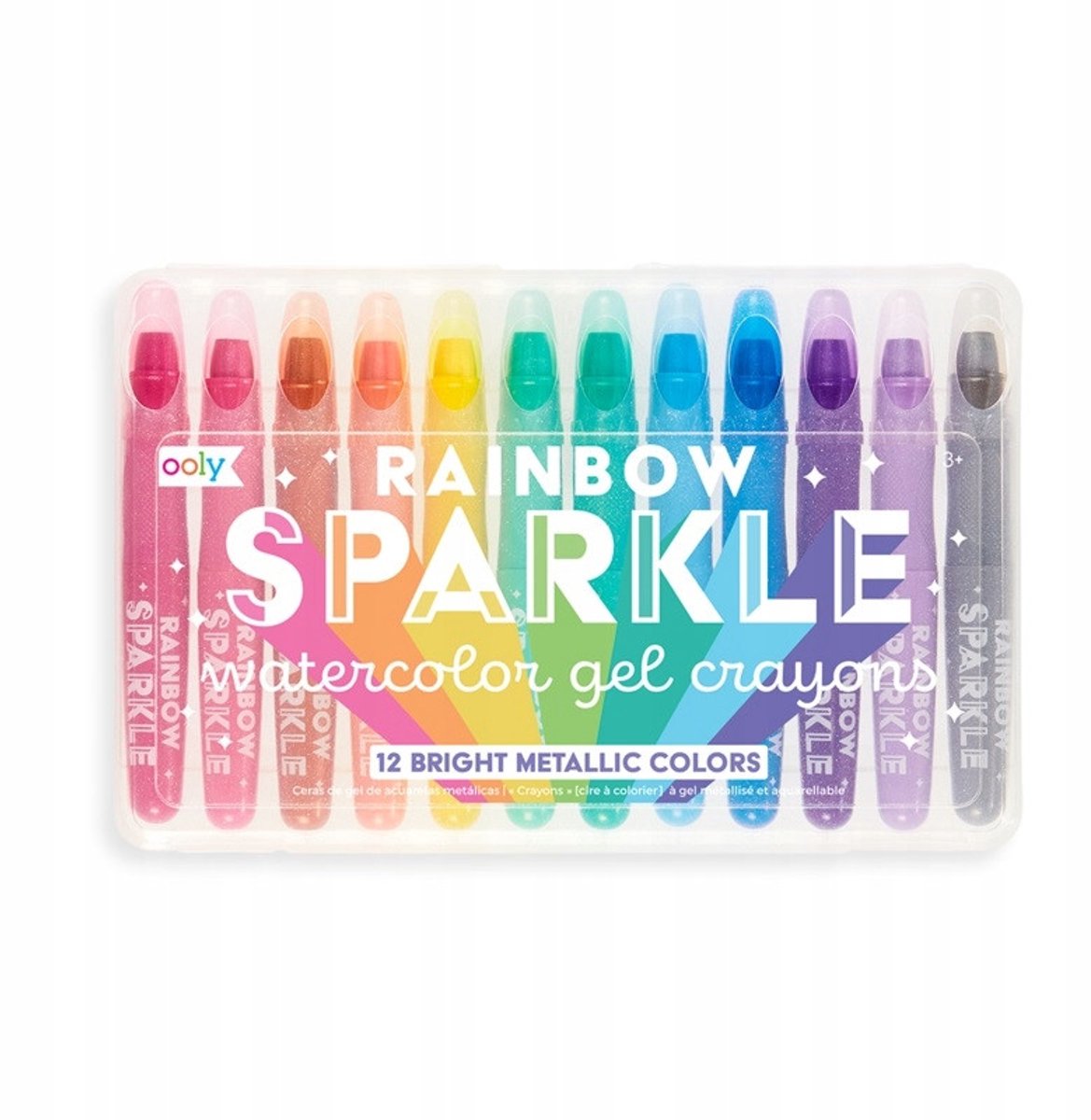 Ooly Gel Potloden Set - 12 glanzende metallic kleuren