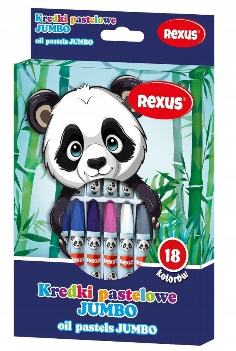 Jumbo Pastel Potloden 18 Kleuren