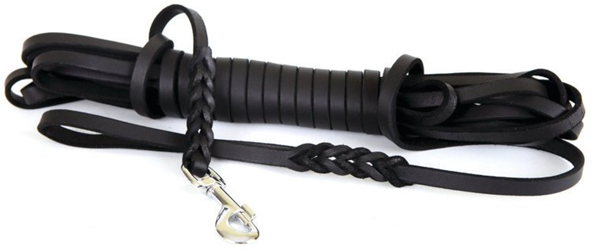 Dingo Trainingslijn Leer Soft 0,8 cm x 5 m