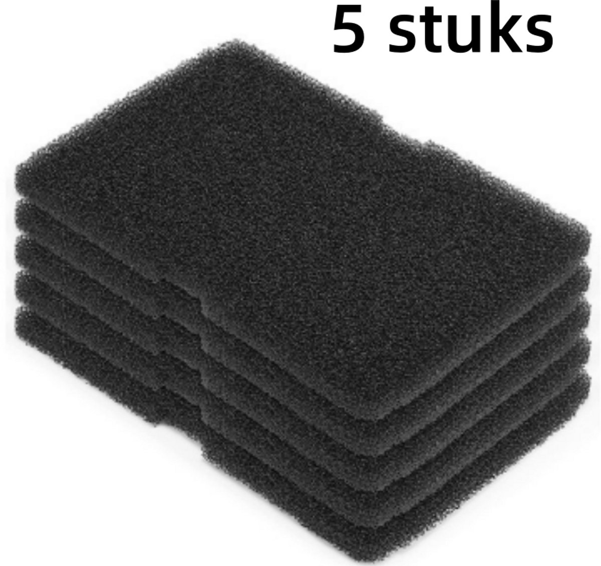 5x Filterdroger - droger - Geschik voor Beko Elektra Grundig 2964840100 -Spons filter- Herbruikbaar（ 245x154x10mm）