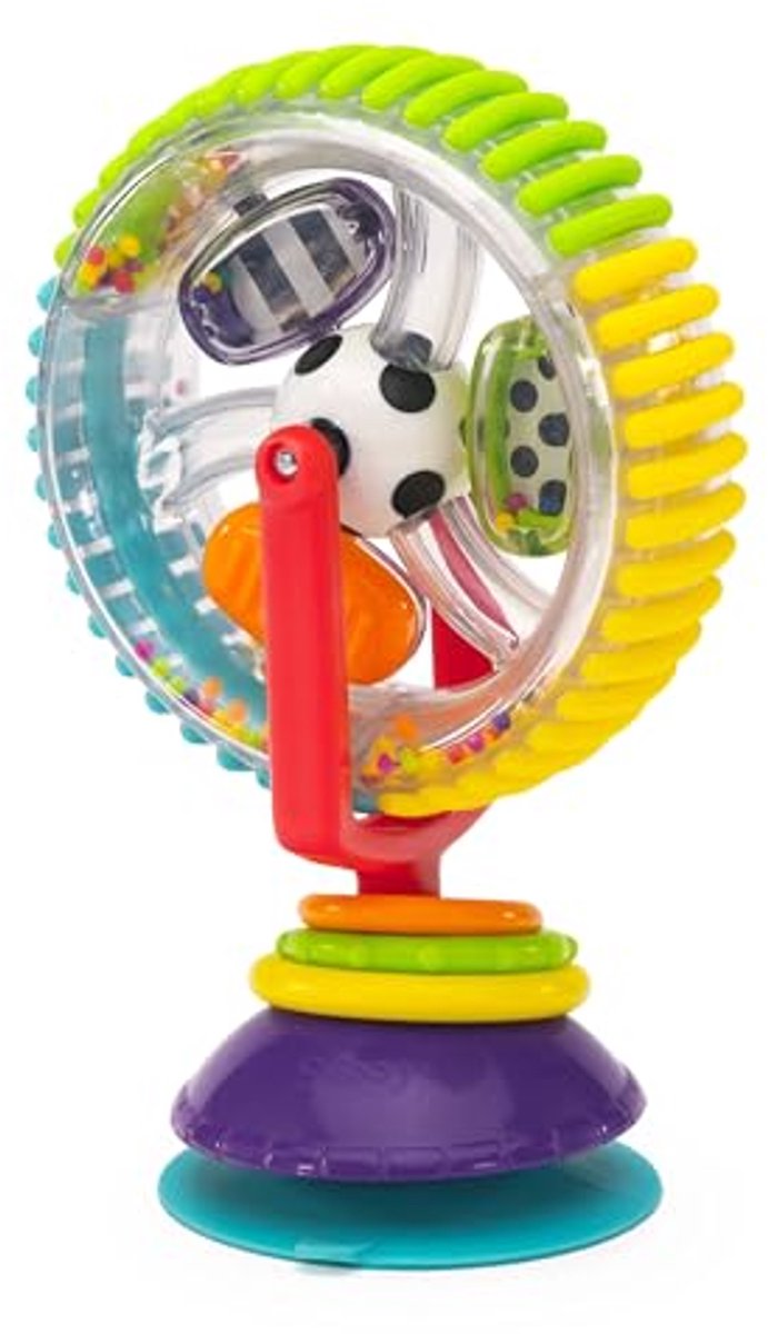 High Chair Toy with Spinning Wheel and Suction Cup