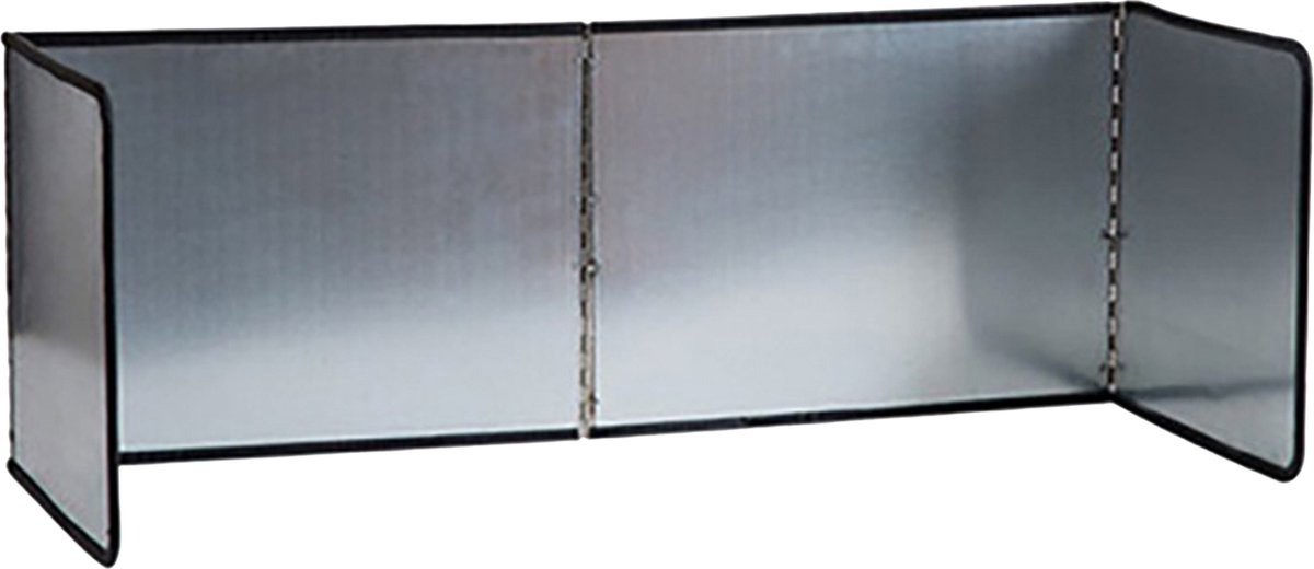 Somstyle Spatscherm Keuken - 133 x 30 CM - Opvouwbaar Spatbord voor Achterwand - Zilverkleurig
