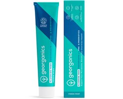 Georganics - Pre-and probiotic toothpaste with hydroxyapatite - Fresh Mint - Tandpasta zonder Fluoride