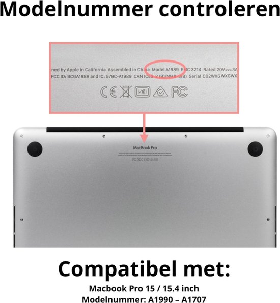 Mastersøn - Écran de confidentialité - Convient pour Apple Macbook Pro & Air 15 pouces - Modèles 15'' 2018 & 2019 - Ordinateur portable - Écran de confidentialité - Protecteur - Filtre anti-lumière bleue - Avec aimants - Plug & Play