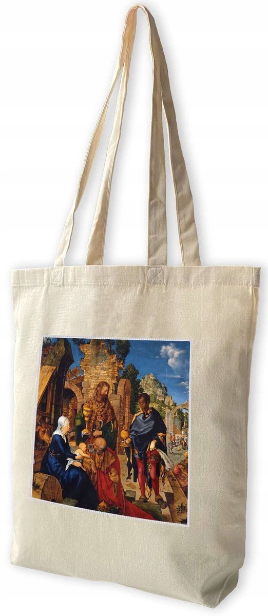 Shopper Tas met Albrecht Dürer "Aanbidding der Wijzen" Print