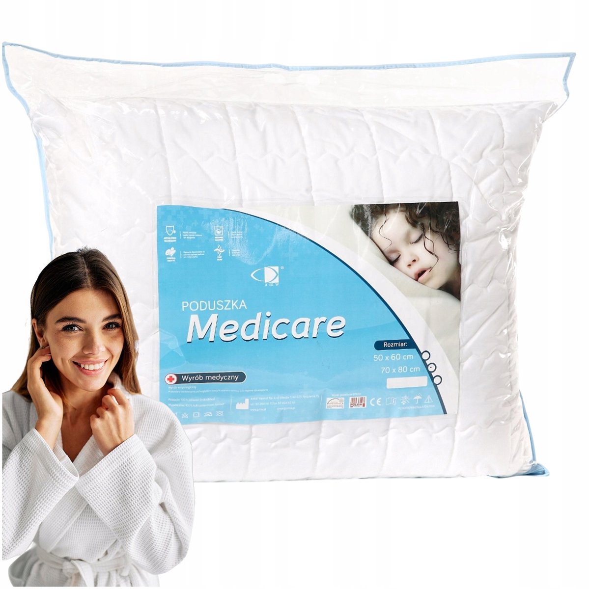Antiallergisch Medisch Kussen 70x80 Medicare AMW