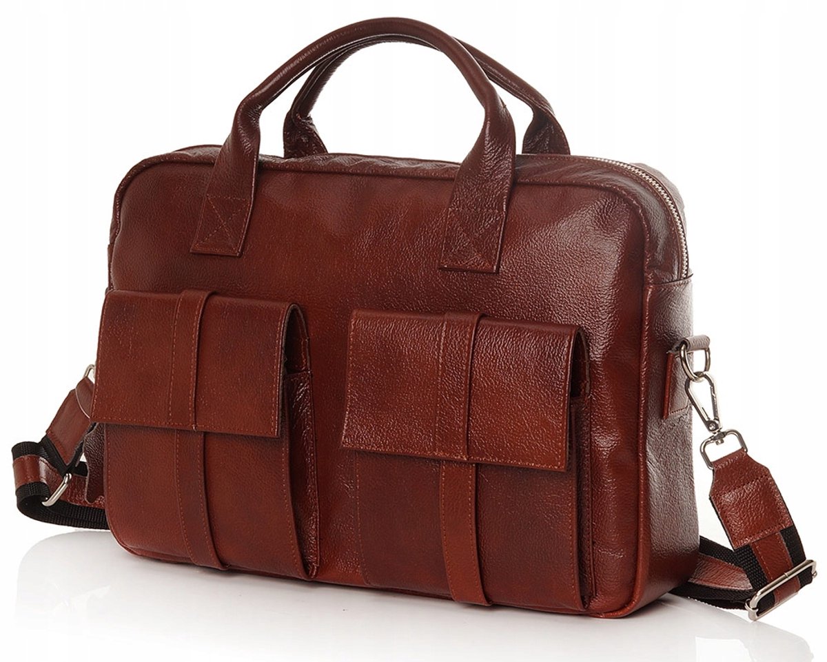 Leren Laptoptas Solome Yukon - Caramel Vintage