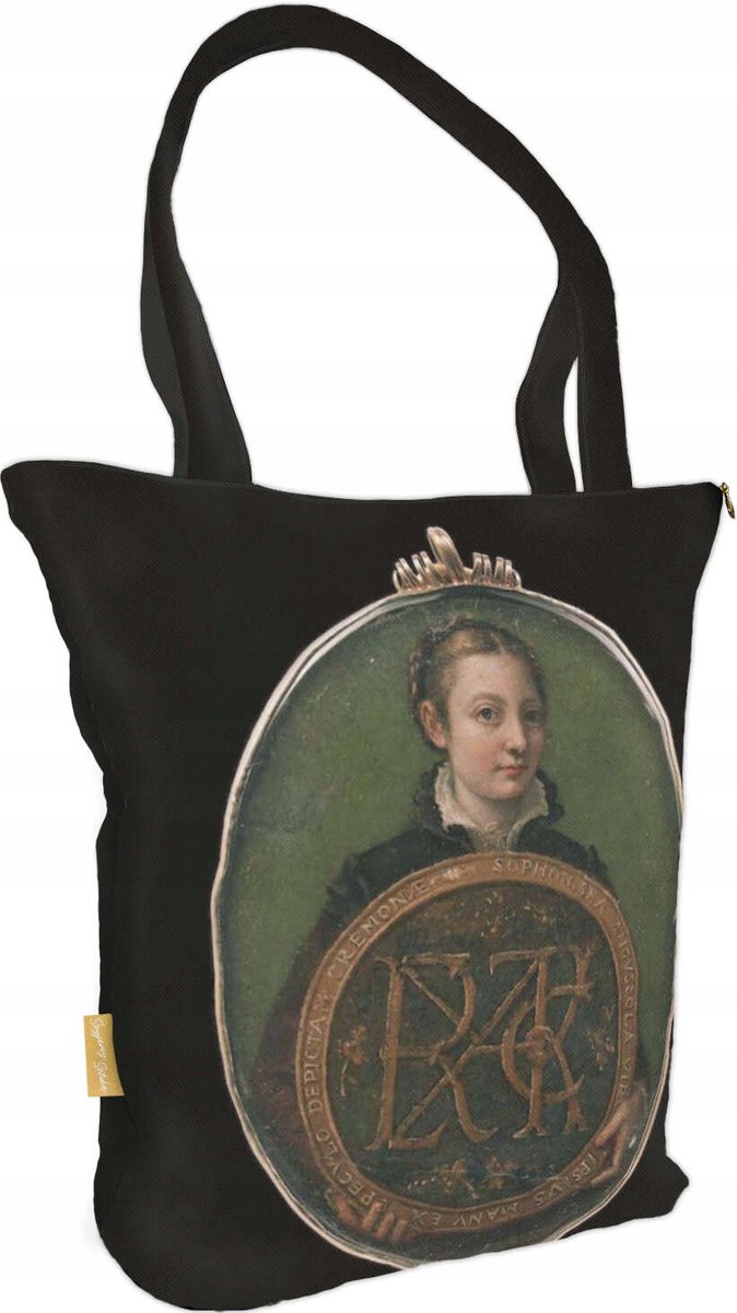 Shopper Tas met Sofonisba Anguissola 'Zelfportret' Print