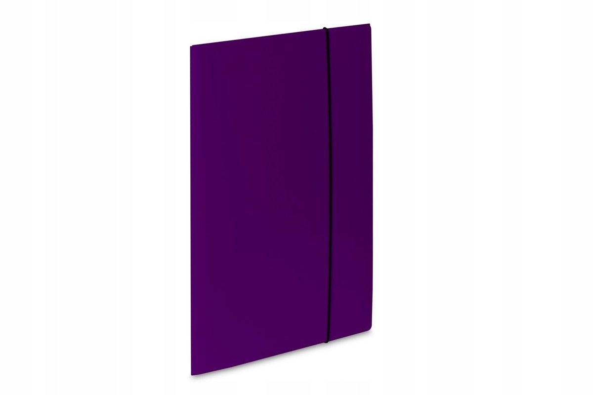 Vaupe Soft A4 map met elastiek, karton, paars