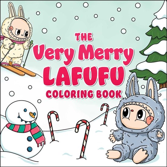 Lafufu Activity Books-The Very Merry Lafufu Coloring Book