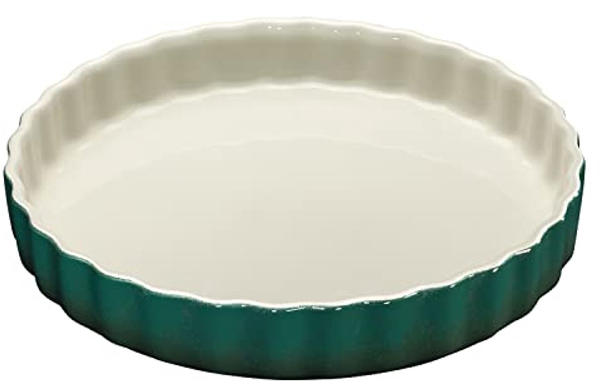 Ovenkeramische Taartvorm 27 cm - Quichevorm Groen