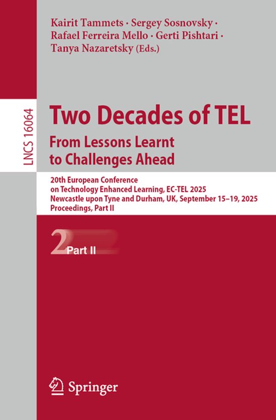 Lecture Notes in Computer Science16064- Two Decades of TEL.  ... - cover