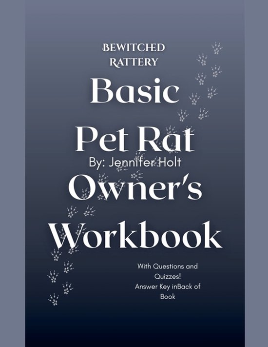 Bewitched Rattery Basic Pet Rat Owner's Workbook - cover