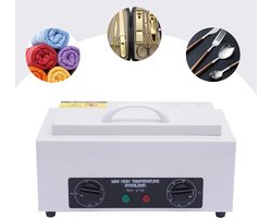 Aiverig® Hoogtemperatuur Sterilisator 2 Liter – Elektrische Desinfectiebak 300 W – Droogsterilisatie 50–220 °C & Timer 0–60 min – RVS Sterilisatiebox – Voor Salon, Nagelstudio, Tandarts & Keuken