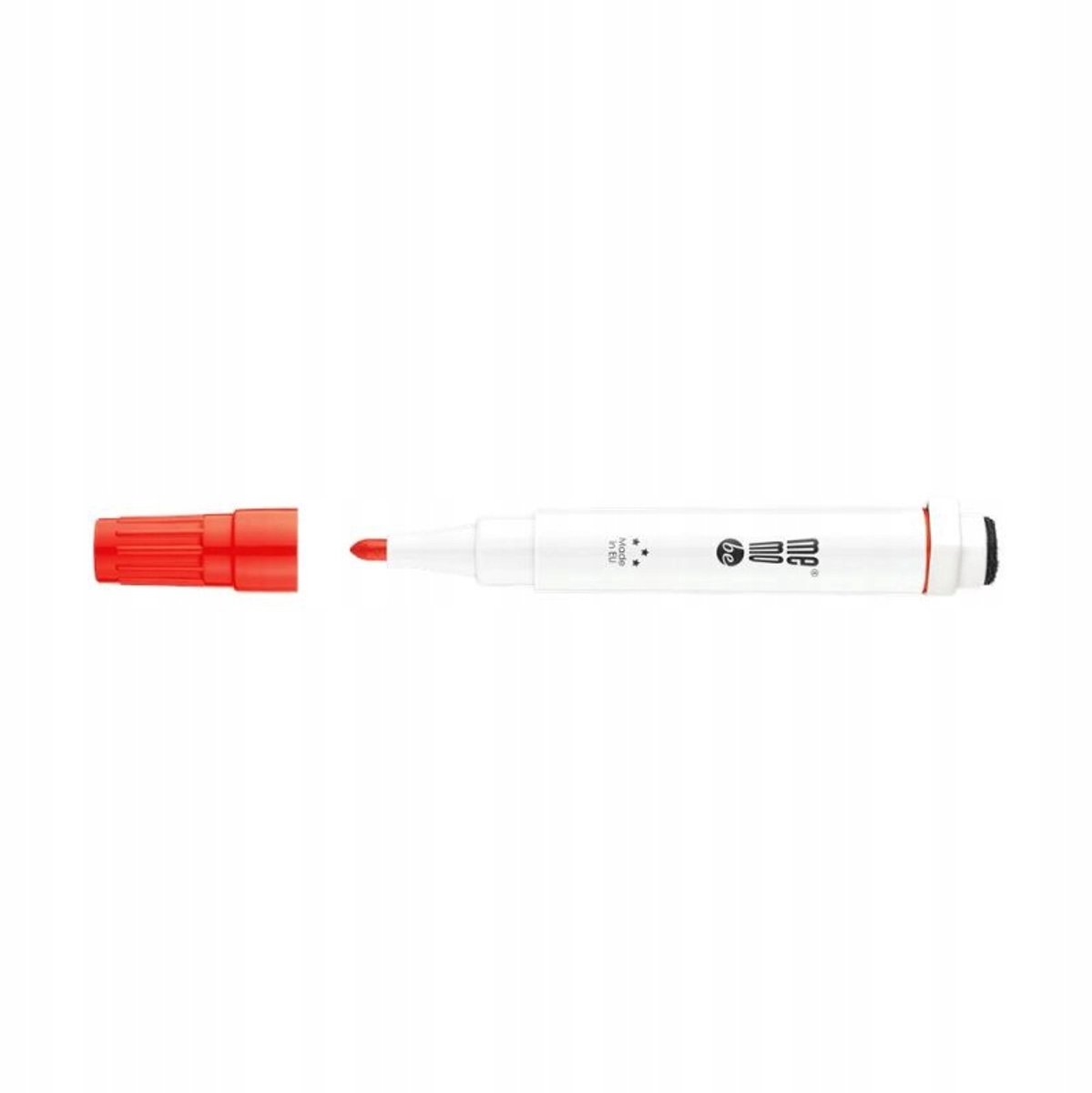 MemoBe MM351 whiteboard marker met gum en magneet, rode inkt, 3mm punt