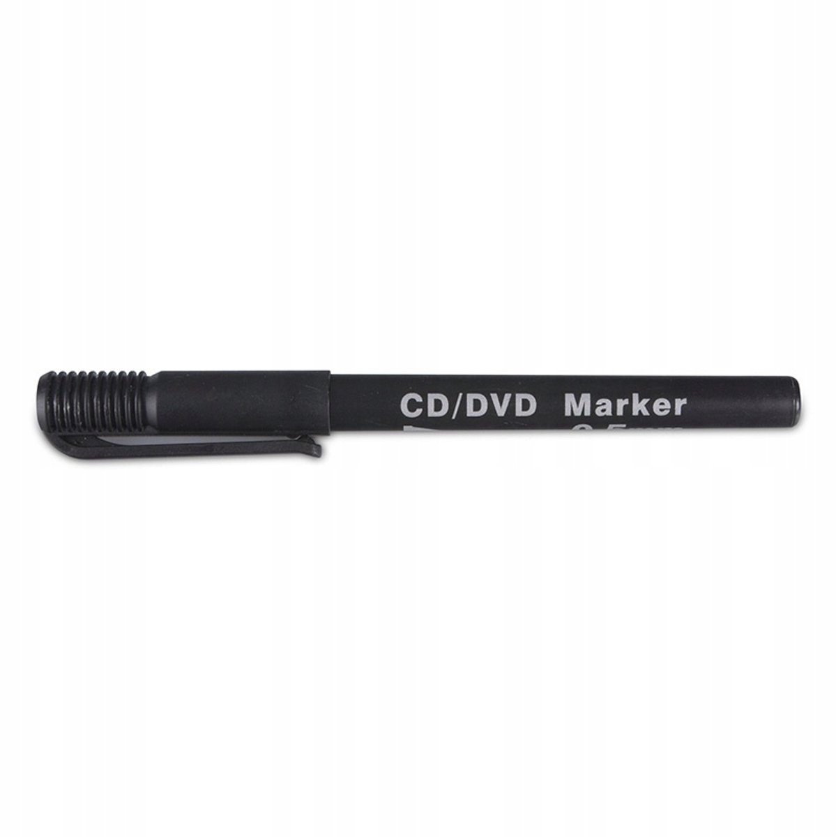 Donau CD/DVD Marker - Zwart, 0.3-0.4mm, 12 Stuks