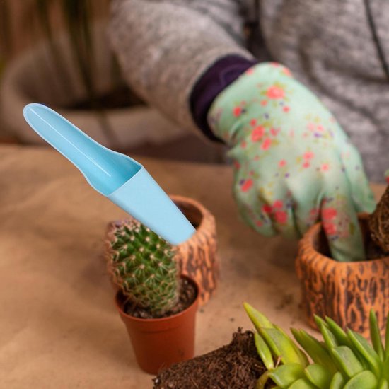 Smaler -tuinschepjes, kleine schepjes voor sappige miniatuurtuinplanten, miniatuurtuinschep voor het verplanten van vetplanten, 5,5 x 23,5 cm van Smaler — afbeelding 4