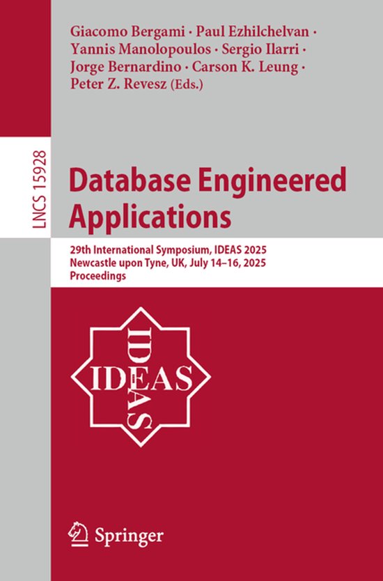 Lecture Notes in Computer Science15928- Database Engineered  ... - cover