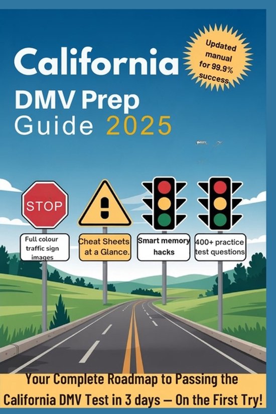 Driver's License Workbook- California DMV Prep Guide 2025 - cover