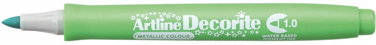 Toma Artline Metallic Marker Groen - Permanent en klinknagelgiftig