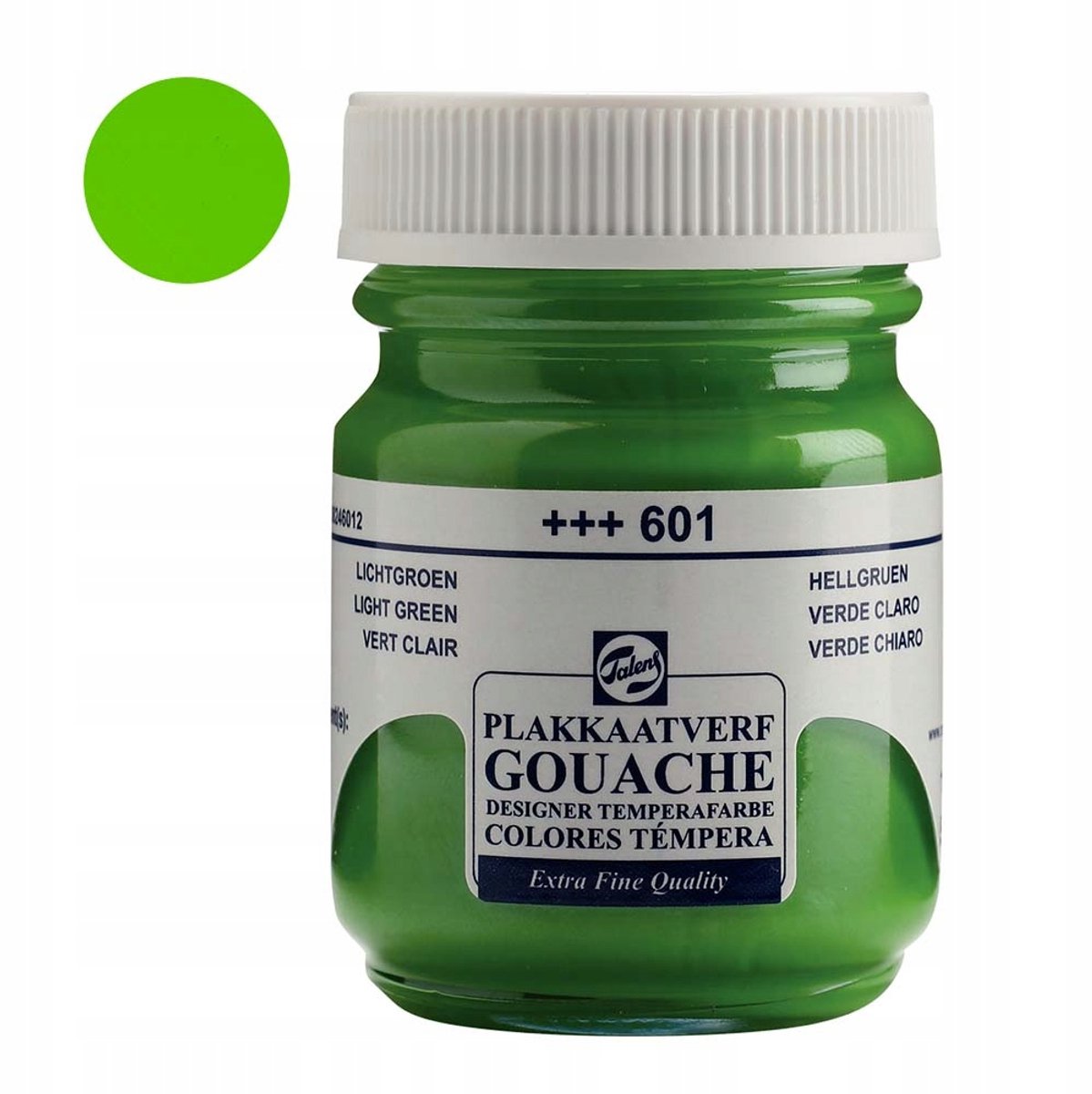 Talens Gouache Verf 601 Lichtgroen 50 ml - Extra Fijne Kwaliteit