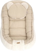 Soosie - Baby Nestje - Babynestje - Zacht en Veilig - Dubbelzijdig Teddy Katoen