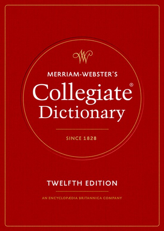 Merriam-Webster's Collegiate Dictionary - cover